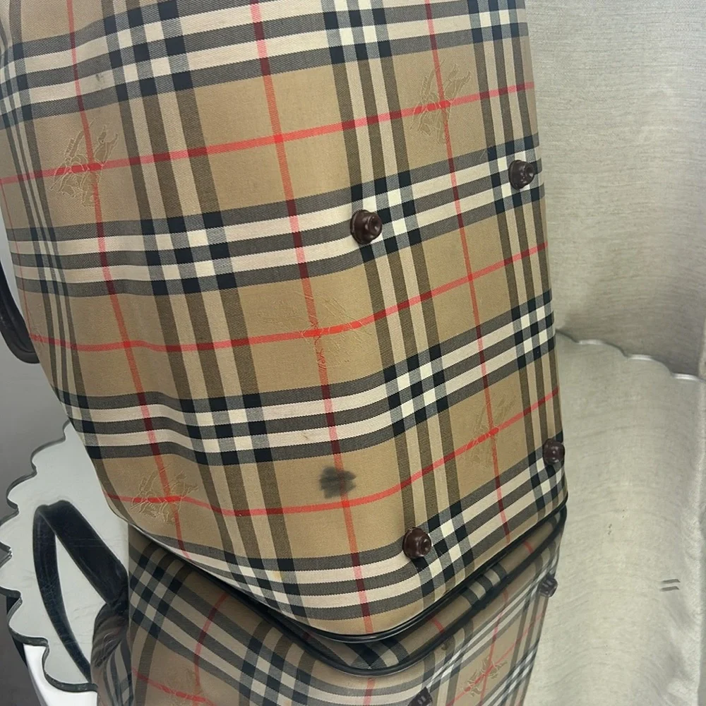 Burberry House Check Boston Bag